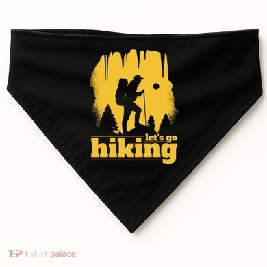 Let's Go Hiking USA-Made Doggie Bandana