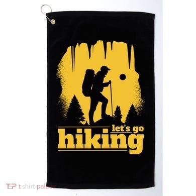 Let's Go Hiking Golf Towel