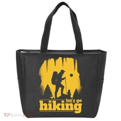 Let's Go Hiking Tote Bag