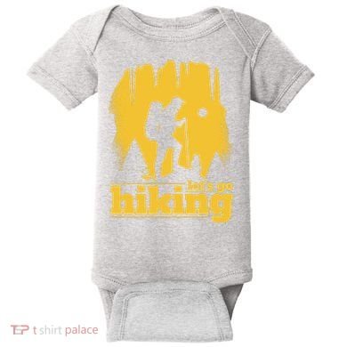 Let's Go Hiking Baby Bodysuit