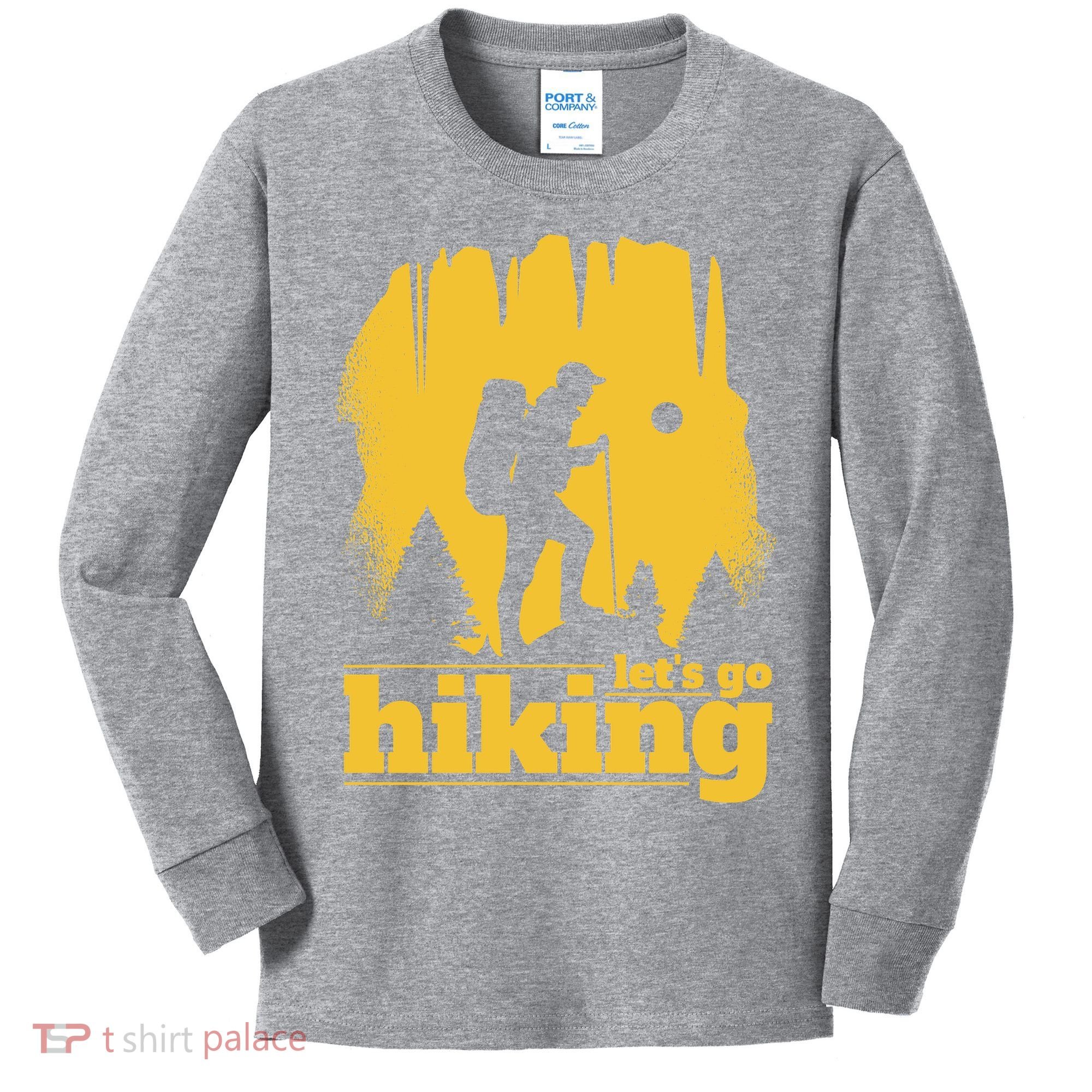Let's Go Hiking Kids Long Sleeve Shirt