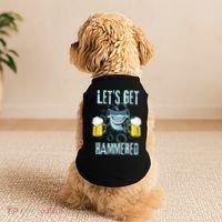 Let’s Get Hammered All Week Funny Hammerhead Shark Pun Party Doggie Tank thumb 2
