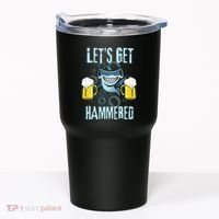 Let’s Get Hammered All Week Funny Hammerhead Shark Pun Party Tumbler thumb 0