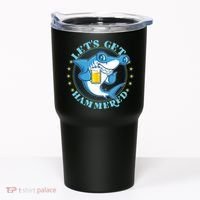 Let's Get Hammered Hammerhead Shark Beer Tumbler thumb 0