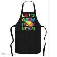 Let's Glow It's My Birthday Apron thumb 0