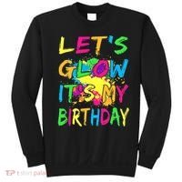 Let's Glow It's My Birthday Sweatshirt thumb 0