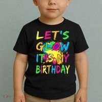 Let's Glow It's My Birthday Toddler T-Shirt thumb 2