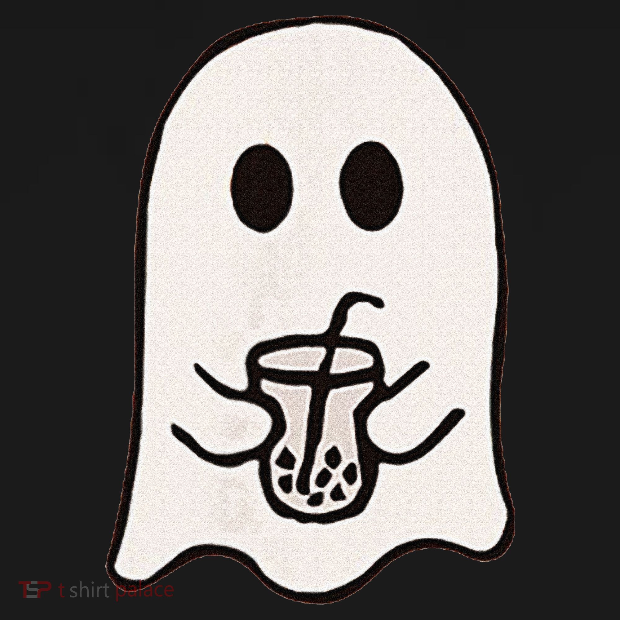 Little Ghost Ice Coffee Happy Halloween Bucket Hat