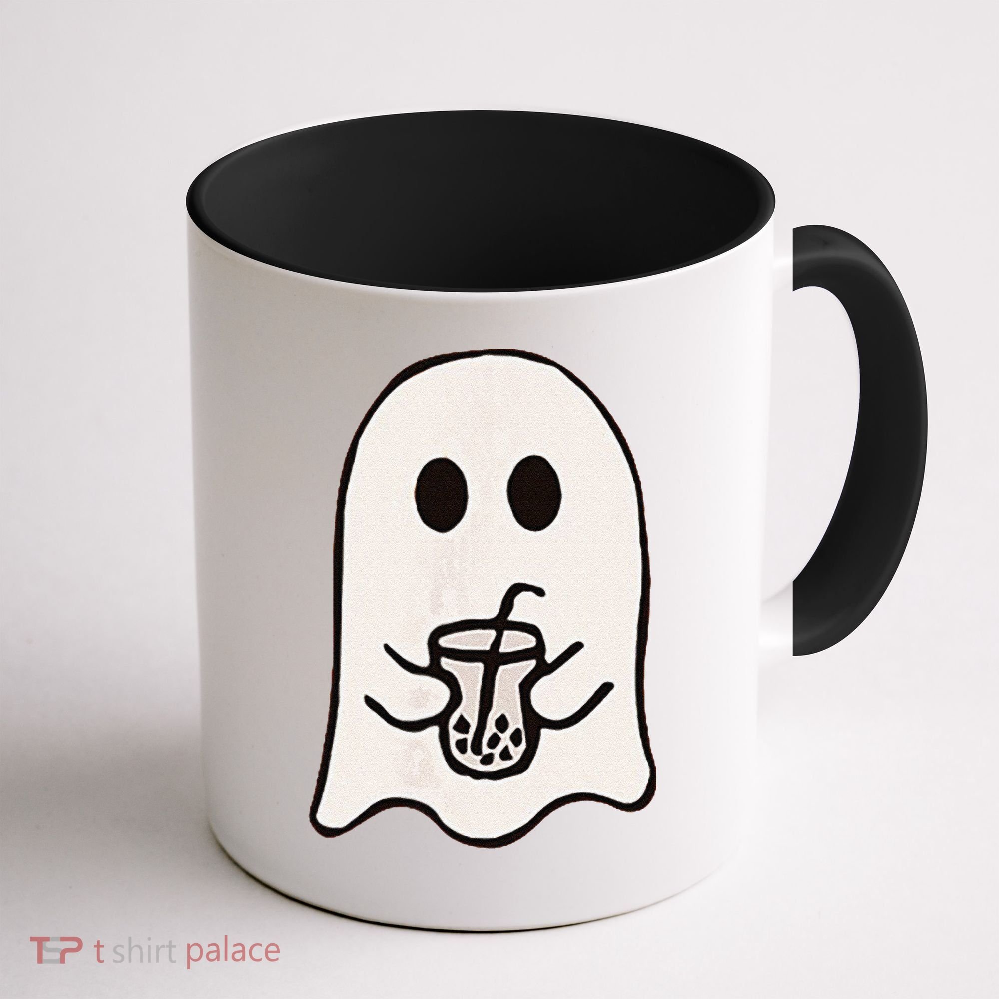 Little Ghost Ice Coffee Happy Halloween Coffee Mug