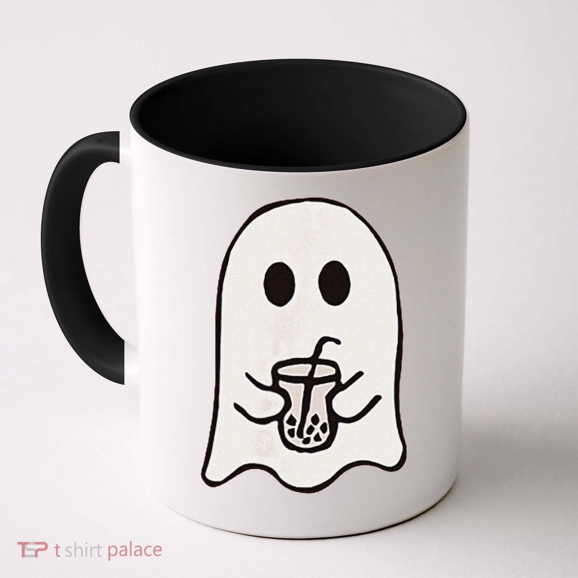 Little Ghost Ice Coffee Happy Halloween Coffee Mug