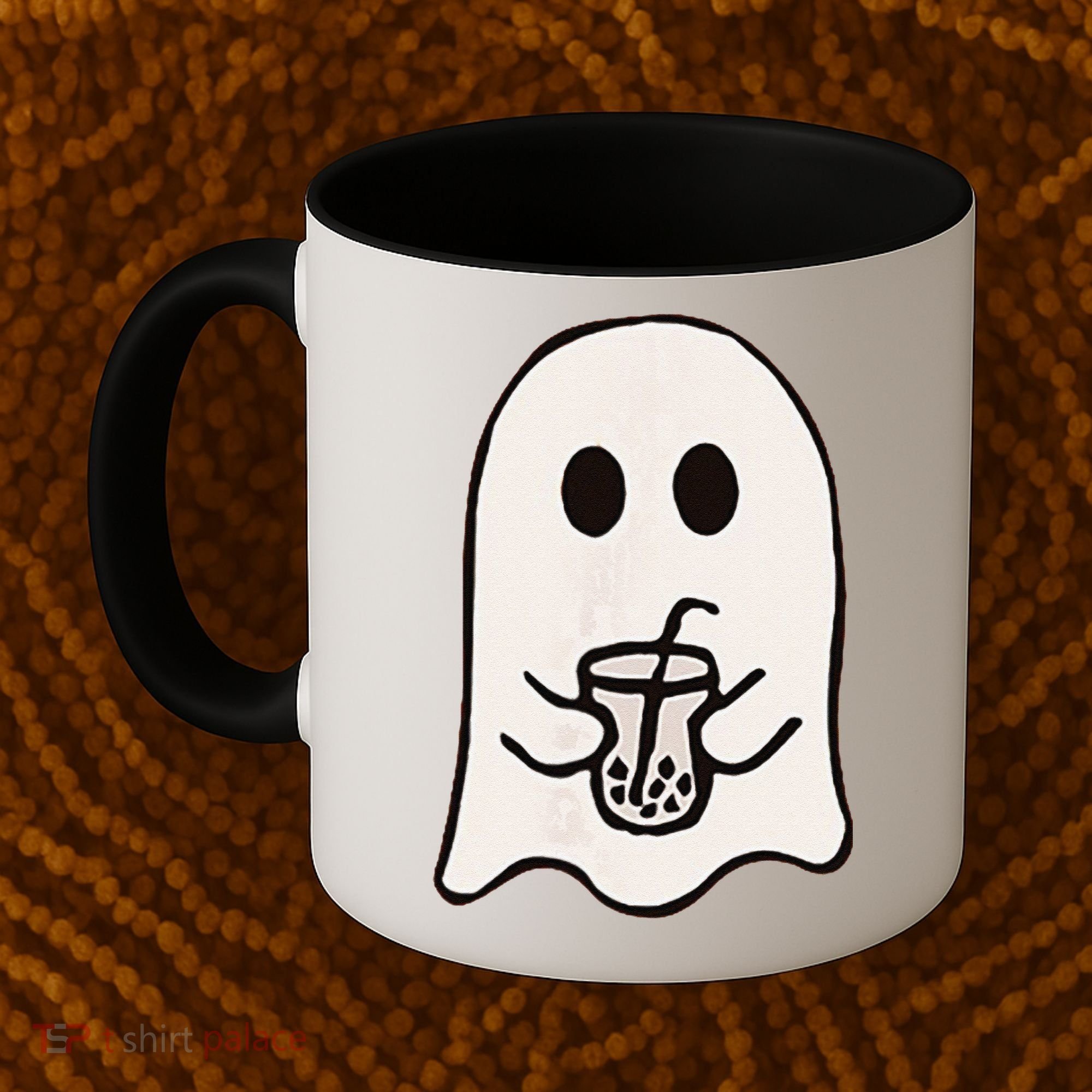 Little Ghost Ice Coffee Happy Halloween Coffee Mug