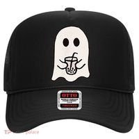 Little Ghost Ice Coffee Happy Halloween Hat thumb 0