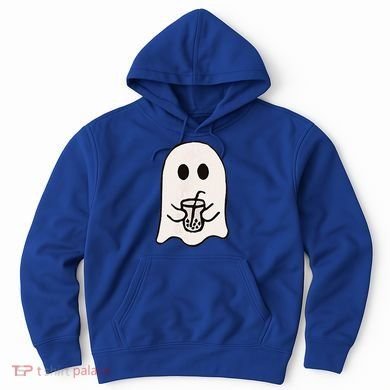 Little Ghost Ice Coffee Happy Halloween Hoodie