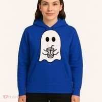 Little Ghost Ice Coffee Happy Halloween Hoodie thumb 5