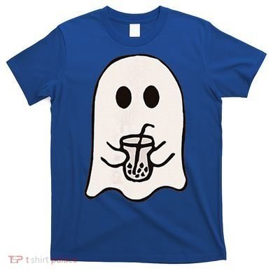 Little Ghost Ice Coffee Happy Halloween T-Shirt