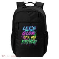 Let's Glow It's My Birthday Glow Party 80s Costume Party Backpack thumb 0