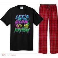 Let's Glow It's My Birthday Glow Party 80s Costume Party Pajama Set thumb 0