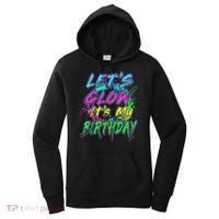 Let's Glow It's My Birthday Glow Party 80s Costume Party Women's Hoodie thumb 0