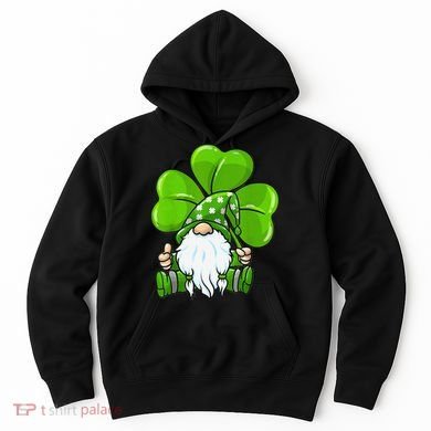 LOVE Gnomes Irish Shamrock St Patrick's Day Hoodie