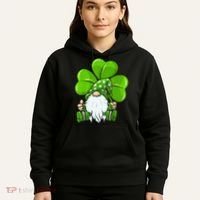 LOVE Gnomes Irish Shamrock St Patrick's Day Hoodie thumb 5