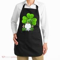 LOVE Gnomes Irish Shamrock St Patrick's Day Apron thumb 2