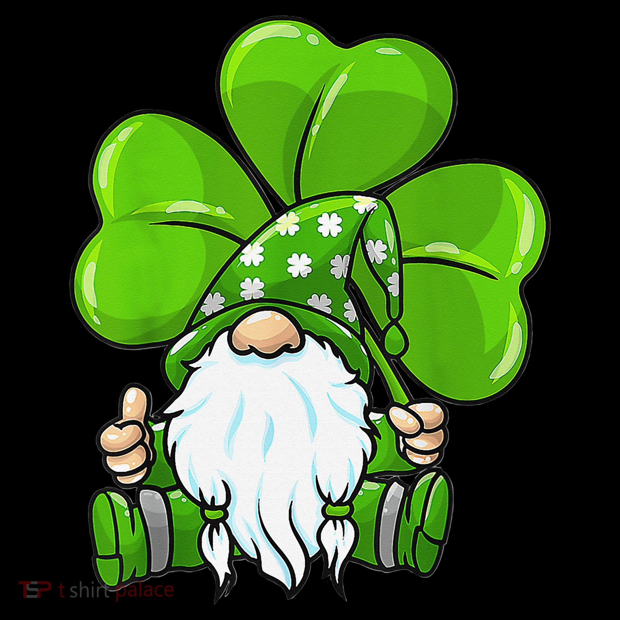 LOVE Gnomes Irish Shamrock St Patrick's Day Sweatshirt