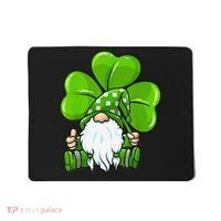 LOVE Gnomes Irish Shamrock St Patrick's Day Mousepad thumb 0