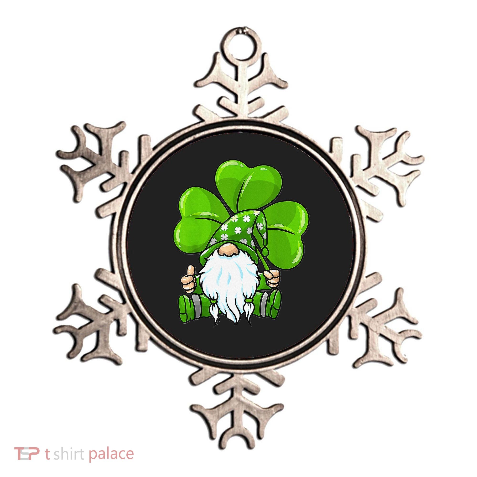 LOVE Gnomes Irish Shamrock St Patrick's Day Ornament