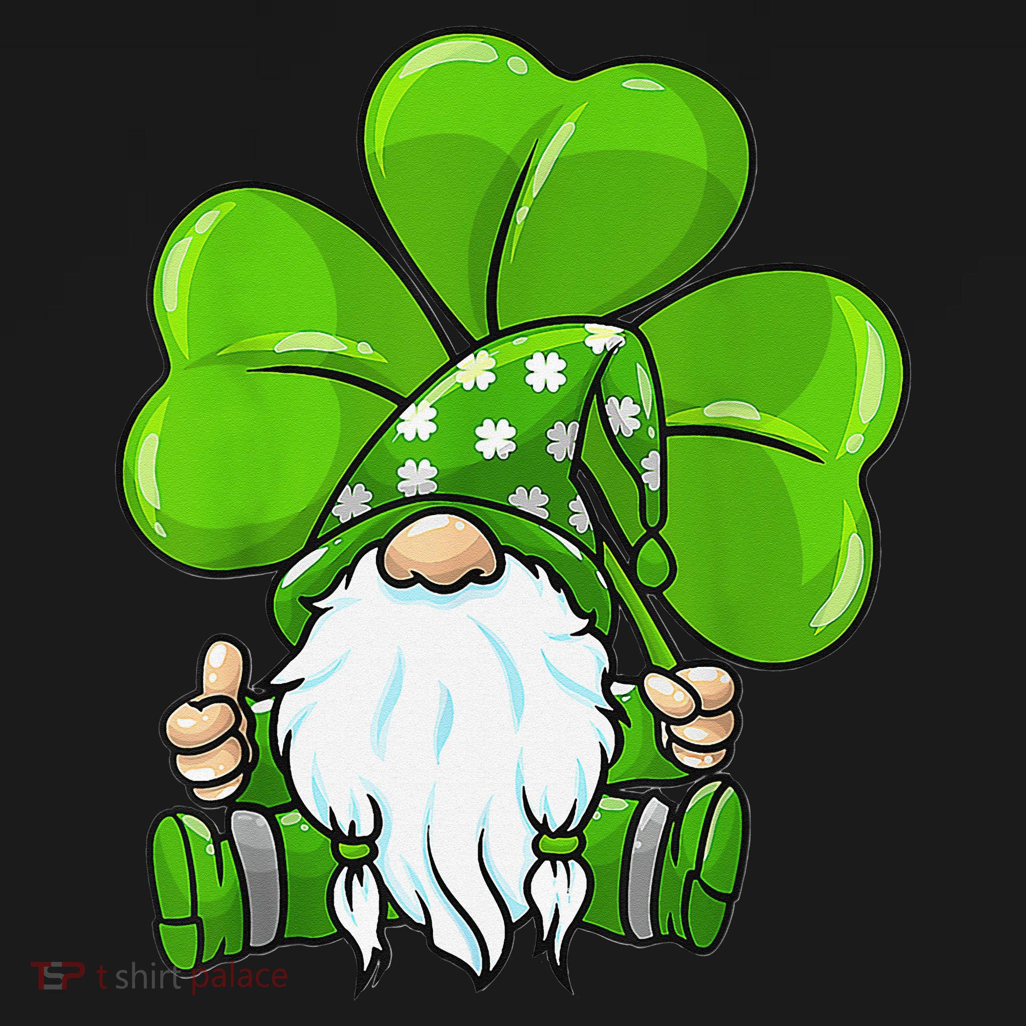 LOVE Gnomes Irish Shamrock St Patrick's Day Women's Tank Top