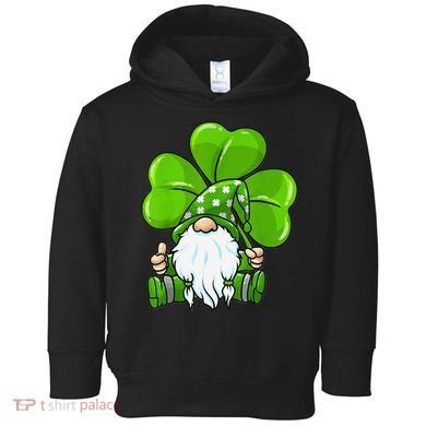 LOVE Gnomes Irish Shamrock St Patrick's Day Toddler Hoodie