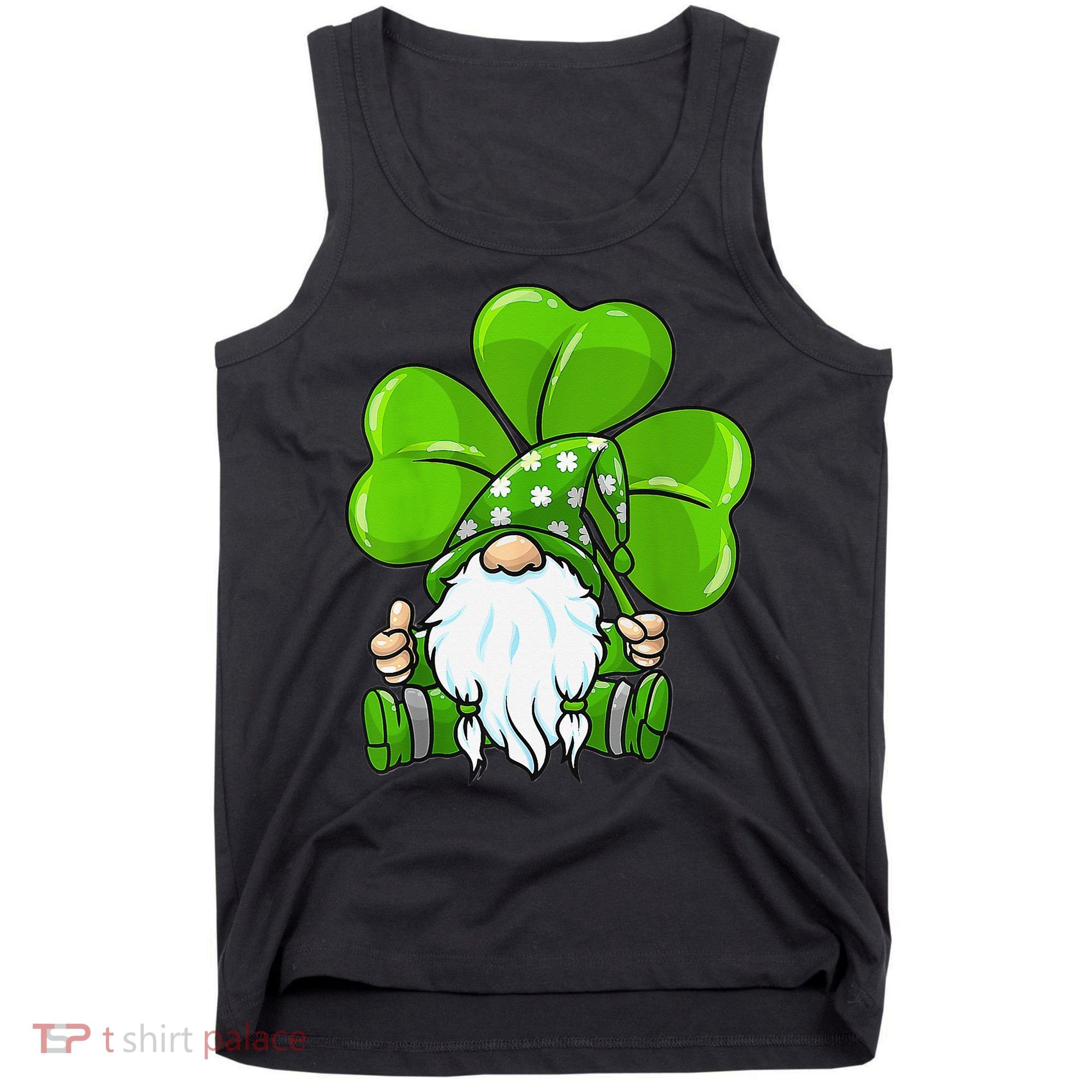 LOVE Gnomes Irish Shamrock St Patrick's Day Tank Top