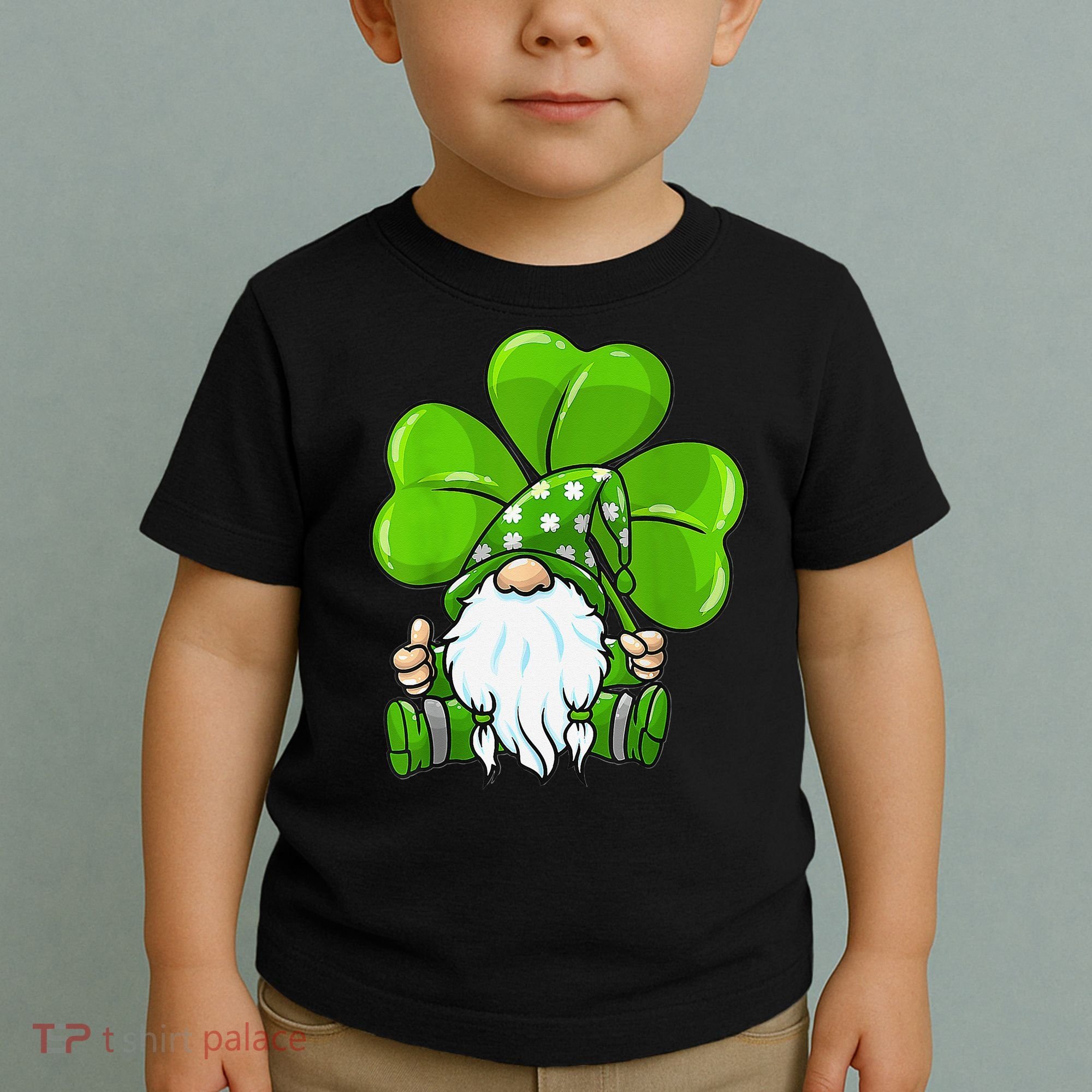 LOVE Gnomes Irish Shamrock St Patrick's Day Toddler T-Shirt