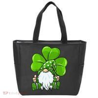 LOVE Gnomes Irish Shamrock St Patrick's Day Tote Bag thumb 0