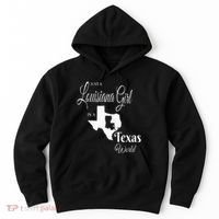  Louisiana Girl In A Texas World Hoodie thumb 0