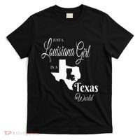  Louisiana Girl In A Texas World T-Shirt thumb 0