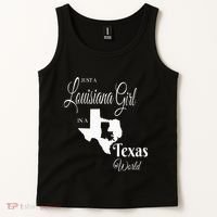  Louisiana Girl In A Texas World Tank Top thumb 2