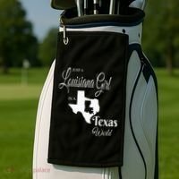  Louisiana Girl In A Texas World Golf Towel thumb 2