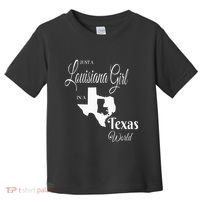  Louisiana Girl In A Texas World Toddler T-Shirt thumb 0