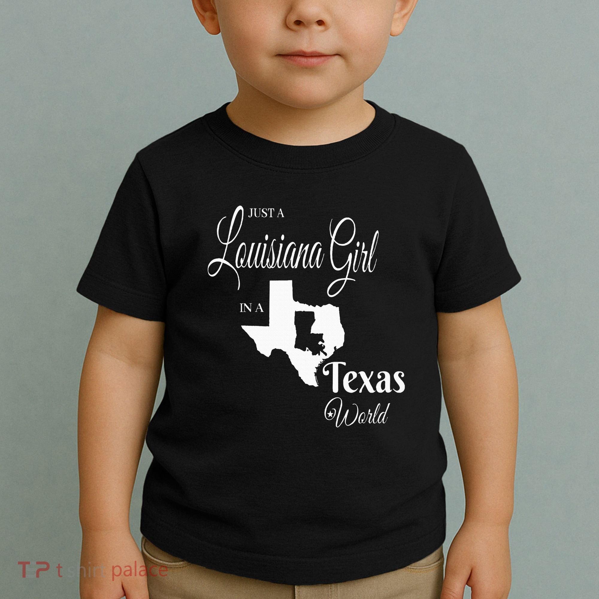  Louisiana Girl In A Texas World Toddler T-Shirt