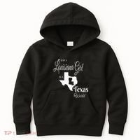  Louisiana Girl In A Texas World Kids Hoodie thumb 0