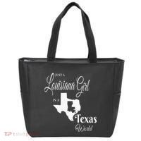  Louisiana Girl In A Texas World Tote Bag thumb 0