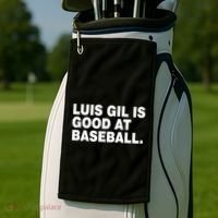 Luis Gil Is Good At Baseball Golf Towel thumb 2