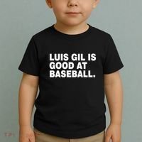 Luis Gil Is Good At Baseball Toddler T-Shirt thumb 2