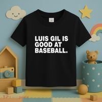 Luis Gil Is Good At Baseball Toddler T-Shirt thumb 3