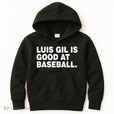 Luis Gil Is Good At Baseball Kids Hoodie