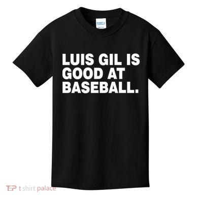 Luis Gil Is Good At Baseball Kids T-Shirt
