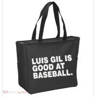 Luis Gil Is Good At Baseball Tote Bag thumb 2