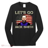 Lets Go Jack Smith For President USA Flag Long Sleeve Shirt thumb 0