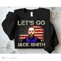 Lets Go Jack Smith For President USA Flag Sweatshirt thumb 2