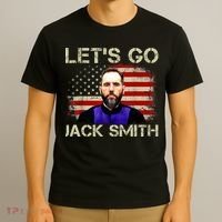 Lets Go Jack Smith For President USA Flag T-Shirt thumb 3